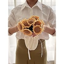 Amazon | 花束ブランケット 完成品 ブーケブランケットひまわり