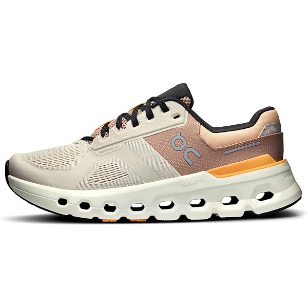 Amazon | On メンズ Cloudrunner 2 スニーカー, ロック/タンジェリン 