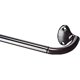 Amazonベーシック カーテンレール カーテンロッド 遮光カーテン用 122~224cm ブロンズ