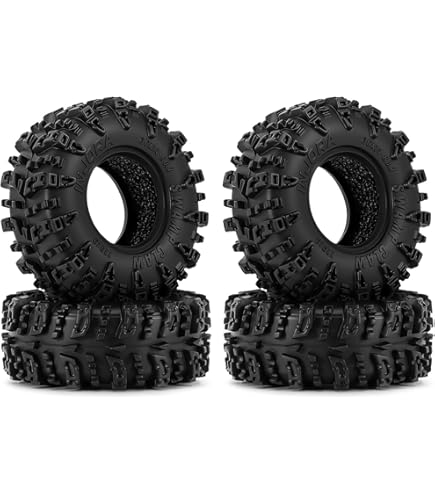 Amazon | ShareGoo 1インチ RCクローラータイヤ 4個 幅20mm Axial 1/24