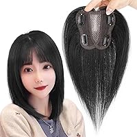 ハイピース 部分ウィッグ AQUADOLL 部分ウィッグ 頭頂部 女性 人毛 分け目 トップピース