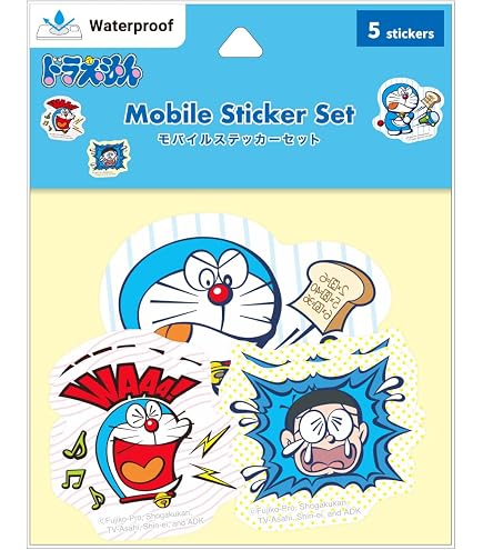 ドラえもん 50周年記念ポスター ステッカー セット Amazon.co.jp: ドラえもん 50周年 トラベルステッカー (1) カラフル