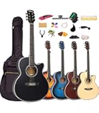 Amazon | Mademu アコースティックギター 初心者セット カッタウェイ