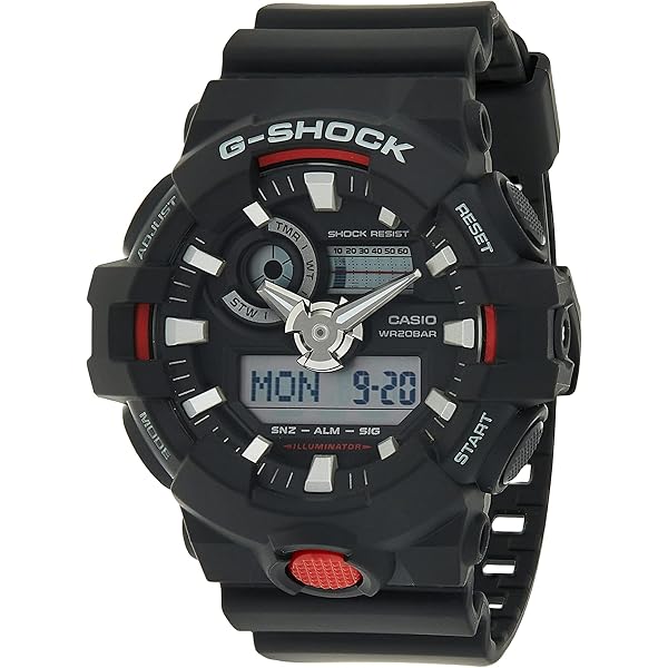 Casio G-Shock Black and Rose Gold-Tone Dial Resin Quartz
