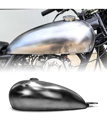 Amazon | ヤマハ SR400 SR500 7L用シルバーオートバイガソリンガス燃料