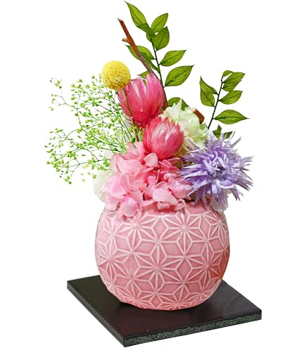 Amazon｜東京堂 プリザーブドフラワー アレンジメント 華額 (はながく
