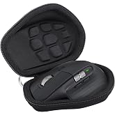 co2CREA 対応 Logicool ロジクール MX Master 4/3/MX MASTER3s MX2300/MX2200収納ケース ブラック | 硬質EVA素材 衝撃吸収 防塵防滴 軽量コンパクト