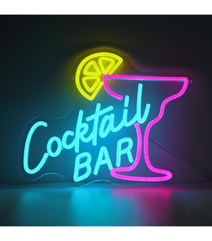 Amazon | ネオンサイン COCKTAIL NEON SIGN ホテル バー カクテルバー