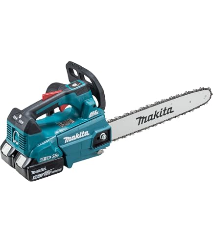 Amazon | マキタ 充電式チェンソー ガイドバー350mm 赤 36V 6Ah