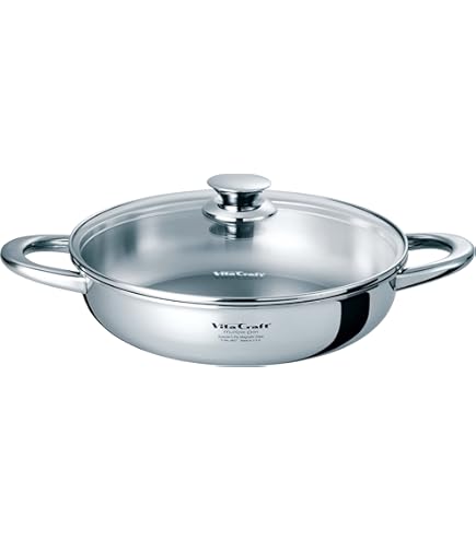 Amazon｜ビタクラフト 両手鍋 IH対応 ステンレス 蓋付 10年保証