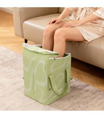 Amazon.co.jp: VZXフットバス（木製）・足湯器・フットマッサージ機能