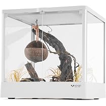 Amazon | ADVINCI 爬虫類飼育ケージ 45×45×45cm 91L 強化ガラス完全