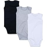 Amazon Co Jp Romperinbox ベビー服 ロンパース 長袖 半袖 春 冬 男の子 女の子 黒 白 グレー 綿100 新生児 赤ちゃん 肌着 下着 ボディスーツ 無地 3枚セット 0 24m 出産祝い プレゼント 服 ファッション小物