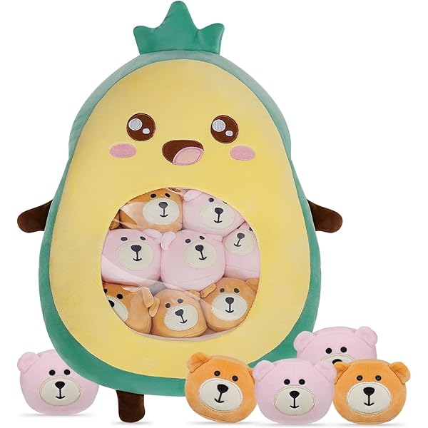 avocado cat stuffed animal