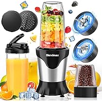 Amazon | 【10点セット・氷も砕ける】ミキサー ジューサー