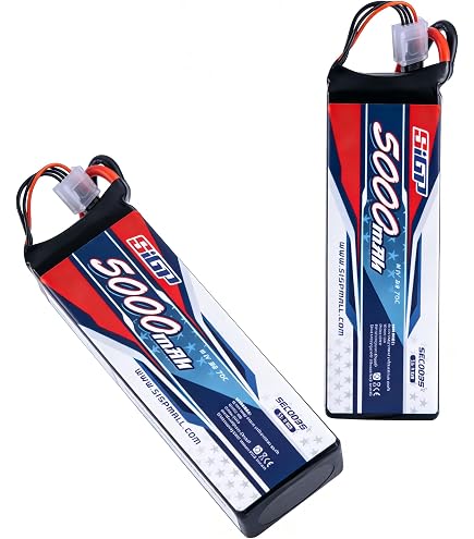 Amazon | ハイテック トラクサス リポバッテリー 5000mAh 11.1V 3-Cell