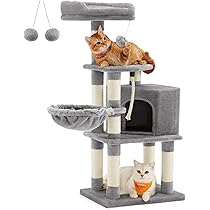 Amazon | FEANDREA キャットタワー 大型猫用 安定感 コンパクト