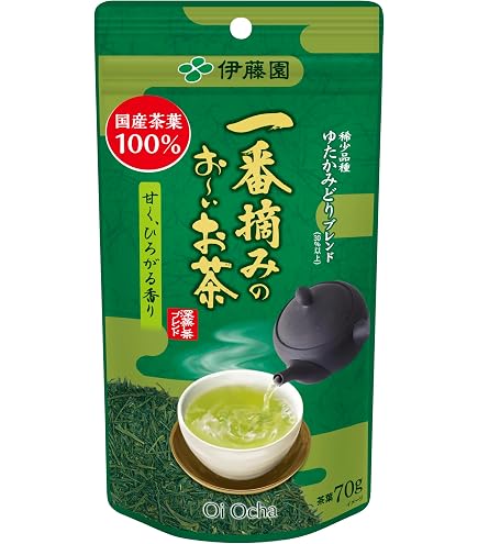 Amazon.co.jp: 伊藤園 一番摘みのおーいお茶 かなやみどりブレンド 70g