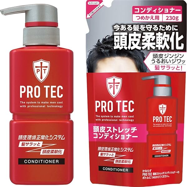 Amazon | PRO TEC(プロテク) 頭皮ストレッチシャンプー 本体ポンプ