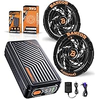 Amazon.co.jp: 2026最新 52V超高出力 空調作業服 ファンバッテリー