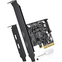Amazon.co.jp: 10Gbps PCIE USB C 3.2 Gen 2カード、2ポートPCle to