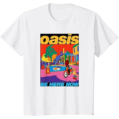 Amazon | Oasis – Definitely Maybe Illustration Tシャツ | Tシャツ