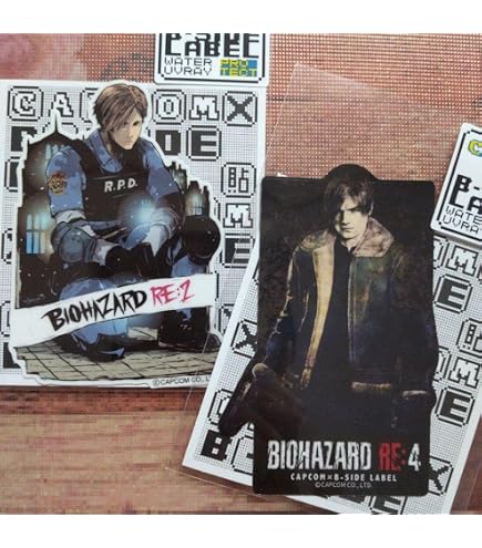 Amazon.co.jp: CAPCOM×B-SIDE LABELステッカー バイオハザード RE：2