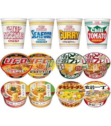 Amazon.co.jp: カップ麺 詰め合わせ 箱買い 日清 カップヌードル UFO