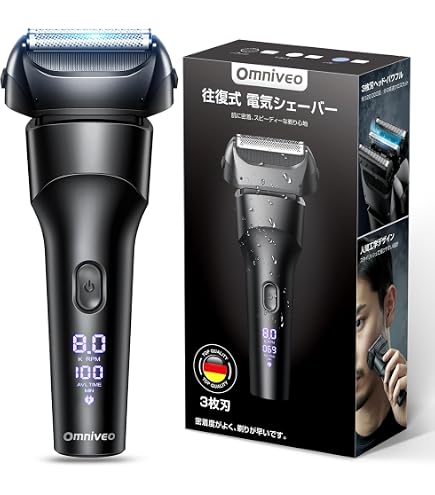 Amazon | パナソニック ラムダッシュ 3枚刃 黒 ES-ST21-K