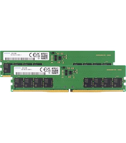 Amazon.co.jp: Samsung 16GB DDR5 5600MHz PC5-44800 CL46 UDIMM 1Rx8
