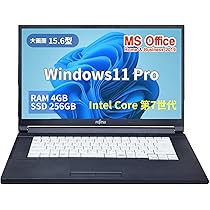Amazon.co.jp: 【整備済み品】ノートPC LIFEBOOK A577 /15.6型/Core i3