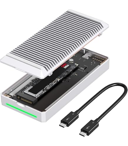 ACASIS 80Gbps M.2 NVMe SSD Enclosure, with Cooling Fan, 80Gbps