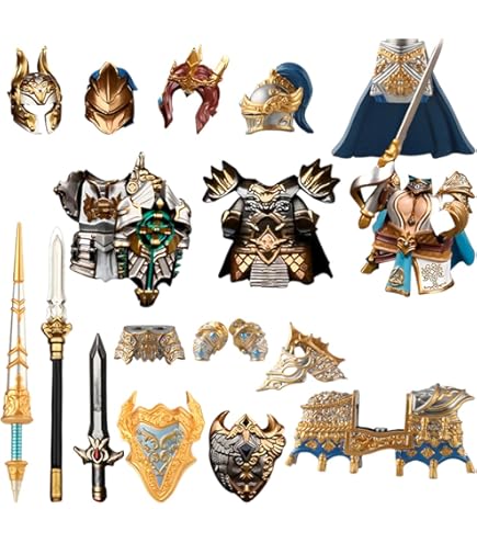 Amazon.co.jp: HMNY 中世武器パック 中世の騎士用 62個 中世の鎧