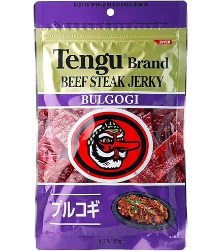 Amazon.co.jp: テング ビーフステーキジャーキー ホット93g : 食品