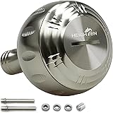 Heighten 35mm パワー リール ハンドル ノブ 6色 シマノ ダイワ 通用 Shimano Type A Daiwa Type S 用 70航空アルミ製 Harmer Series V2 0 35mm ガンメタル Heighten スピニングリールパーツ