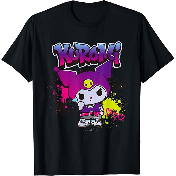Amazon | クロミ＆マイメロディ 真夜中のメロクロ Tシャツ | Tシャツ