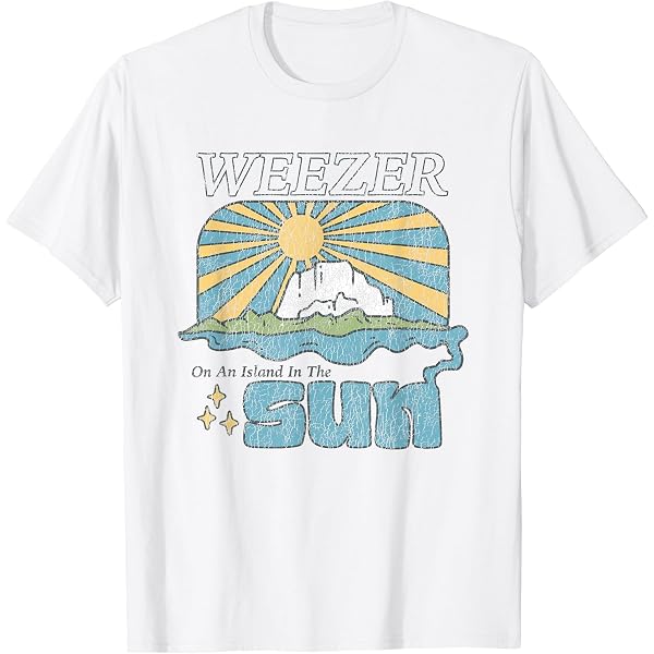 Amazon | Weezer - グリーンアルバムサークル Tシャツ | Tシャツ