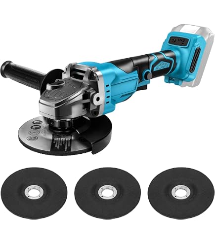 【3点フルセット】電動式ディスクグラインダー ブラシレスモーター【125mm】 Amazon | ディスクグラインダー 充電式 125mm コードレス グラインダー