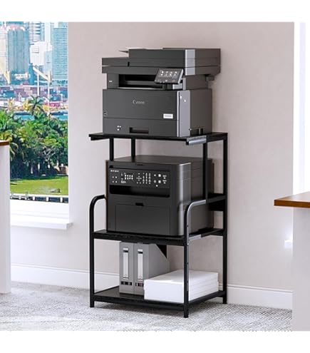 Livofloral 3-Tier Laser Printer Stands, Large Machine Stand,Heavy