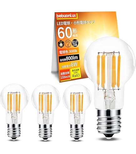 しそ　17口 Amazon | パナソニック ミニクリプトン型 LED電球 口金直径17mm