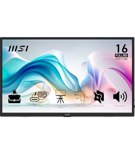 Amazon.co.jp: MSI Pro MP161 E2 ポータブルモニター 15.6インチ FHD
