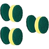 SYNOSHI 12 Replaceable Brush Heads (2 Round 6 Sponge 2 - View #9