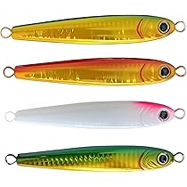 Amazon.co.jp: コスパ最高!! メタルジグ ルアー ジギング 4色