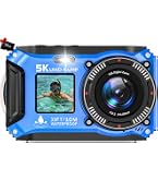 Amazon | 水中カメラ 5K録画 64MP デジカメ 10M防水 デュアル