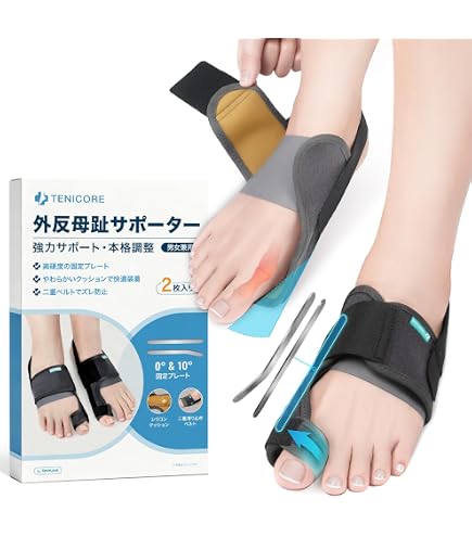 Amazon | 【ワンタッチ式】TENICORE 外反拇指サポーター プロ ダイヤル