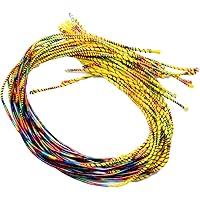 【HANDMADE BRACELET】20本 セット 細め 幸せ ハンドメイド ブレスレット ミサンガ メンズ レディース フレンドシップ フェス アウトドア ;AMMI-016