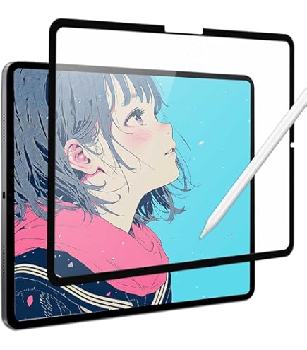 ☘️ ブルーライトカット 保護フィルム iPad Pro 13 インチ 2024 NIMASO ガイド枠付き ブルーライトカット ガラスフィルム iPad Pro 13