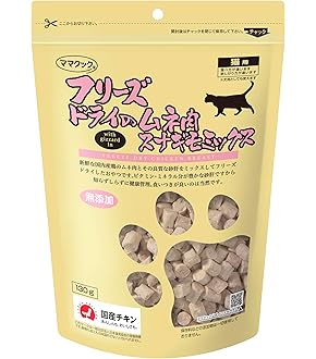 Amazon.co.jp: ママクック フリーズドライのササミ 猫用 150g