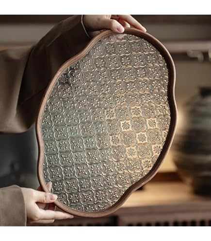 Amazon｜クイーンアン(QUEEN ANNE) ギャラリーラウンドトレイ ハンドル