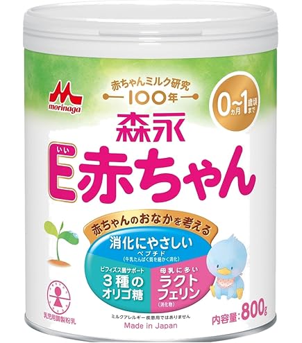 森永 E赤ちゃん 800g エコらくパックつめかえ用×4 商品詳細ページ